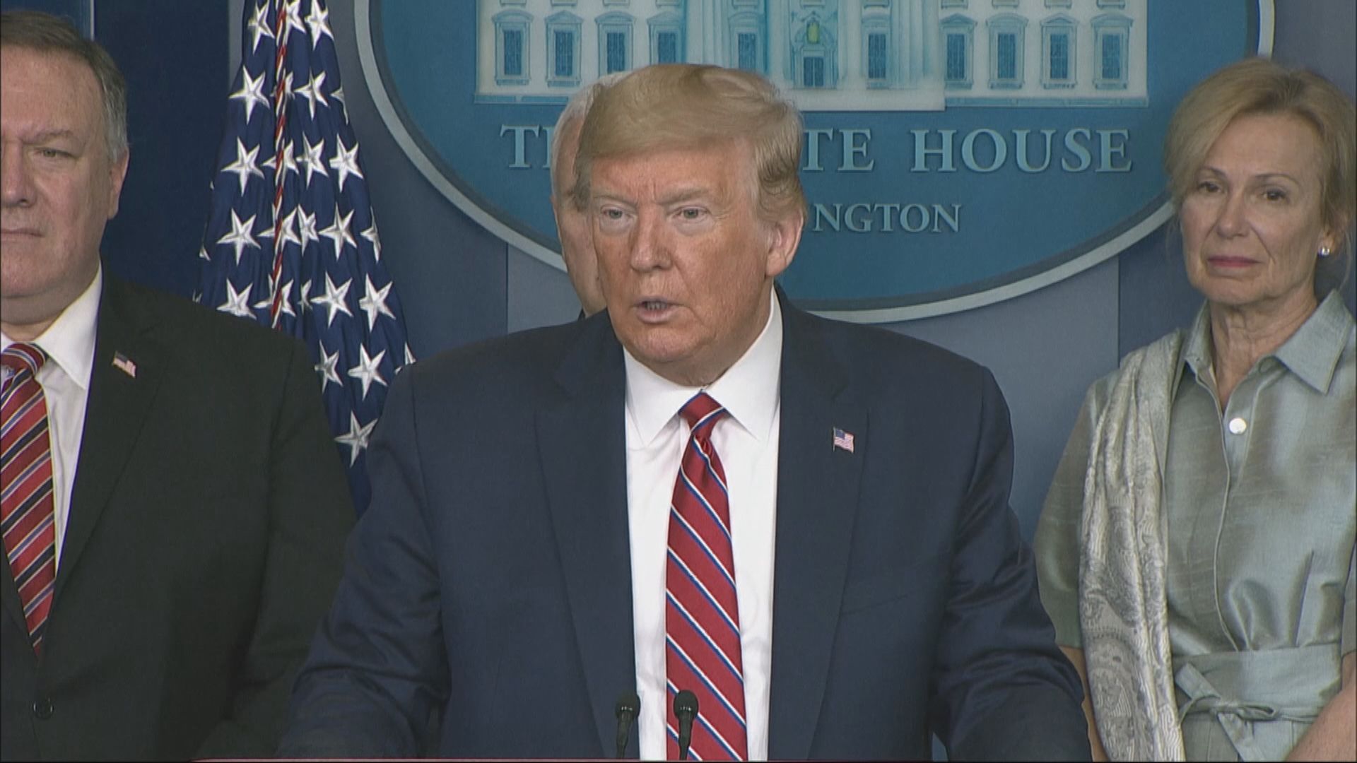 特朗普：尊重中國　疫情失控是不幸