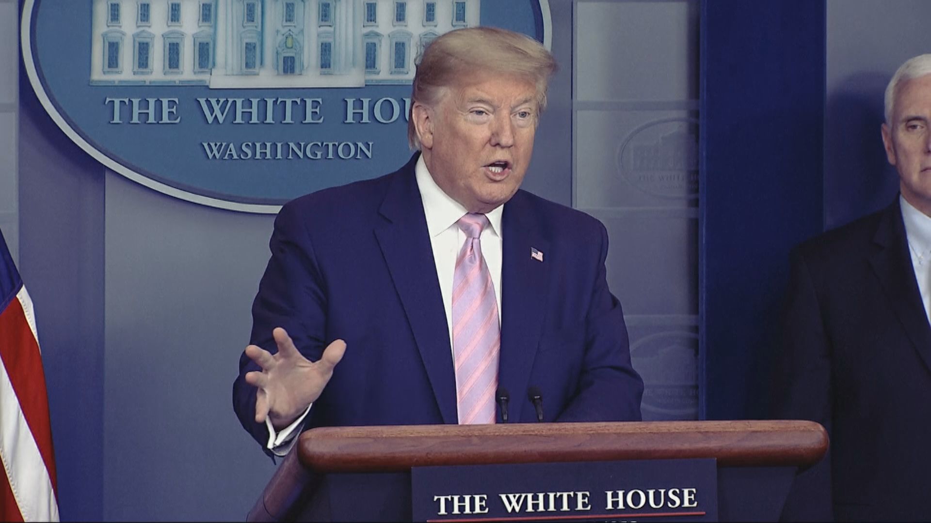 特朗普：未來一周相當嚴峻　將不幸地有很多死亡個案