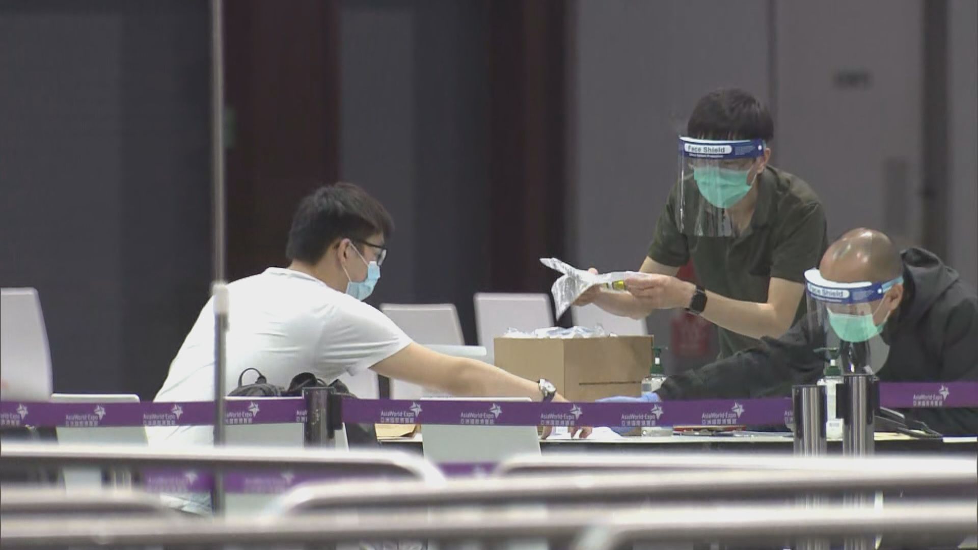 周一起歐美抵港人士須於亞博館即場等候檢測結果