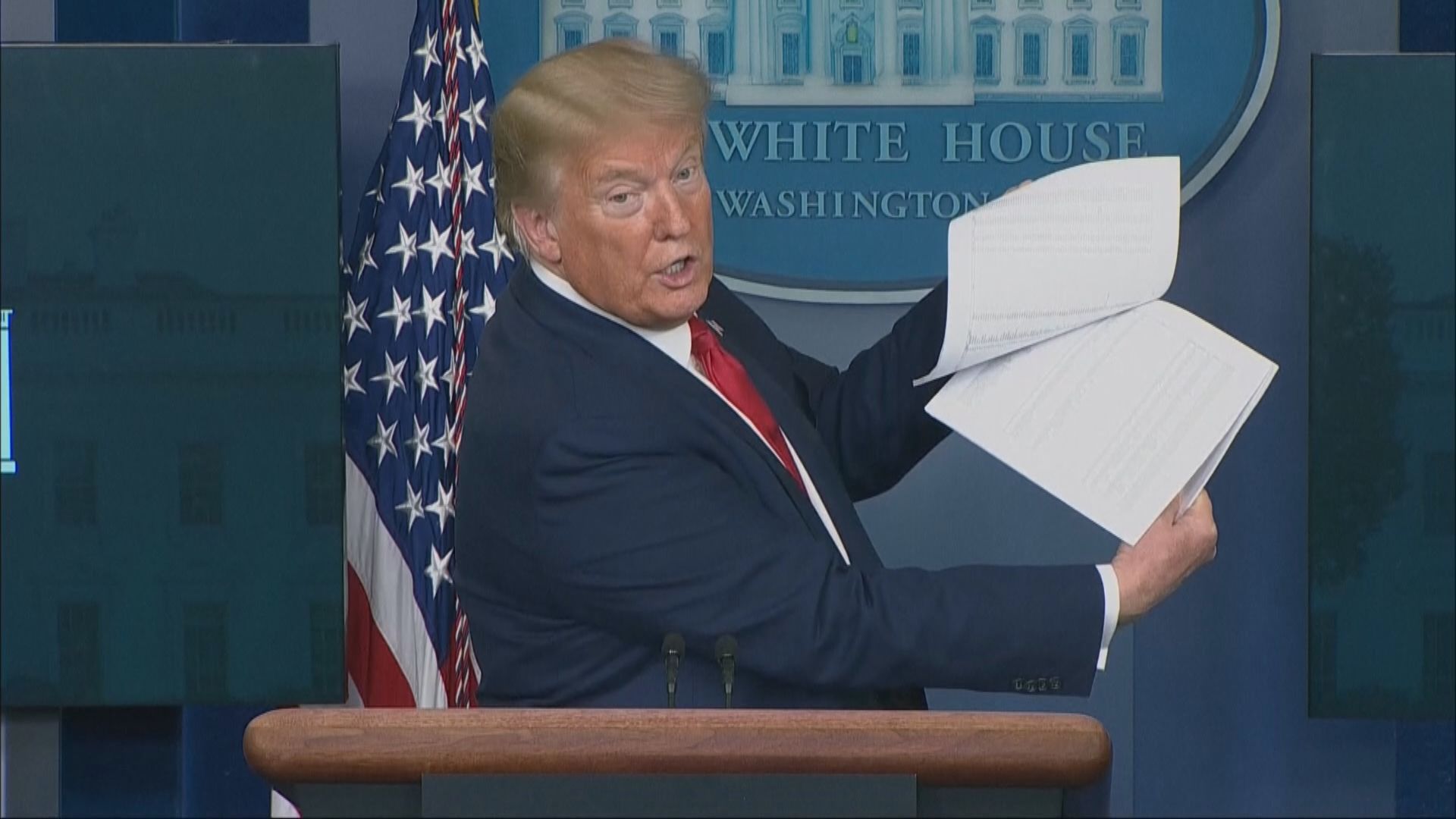 特朗普批評有人在檢測能力大做文章