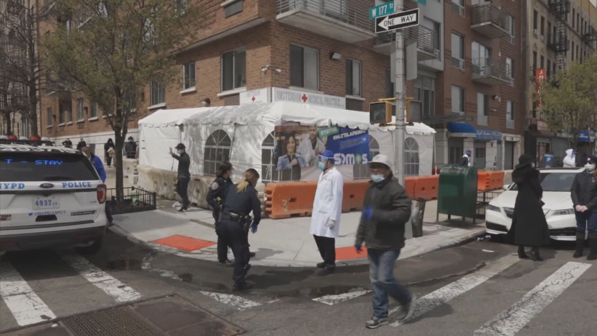 美國累計逾81萬人染疫　逾4.5萬人亡