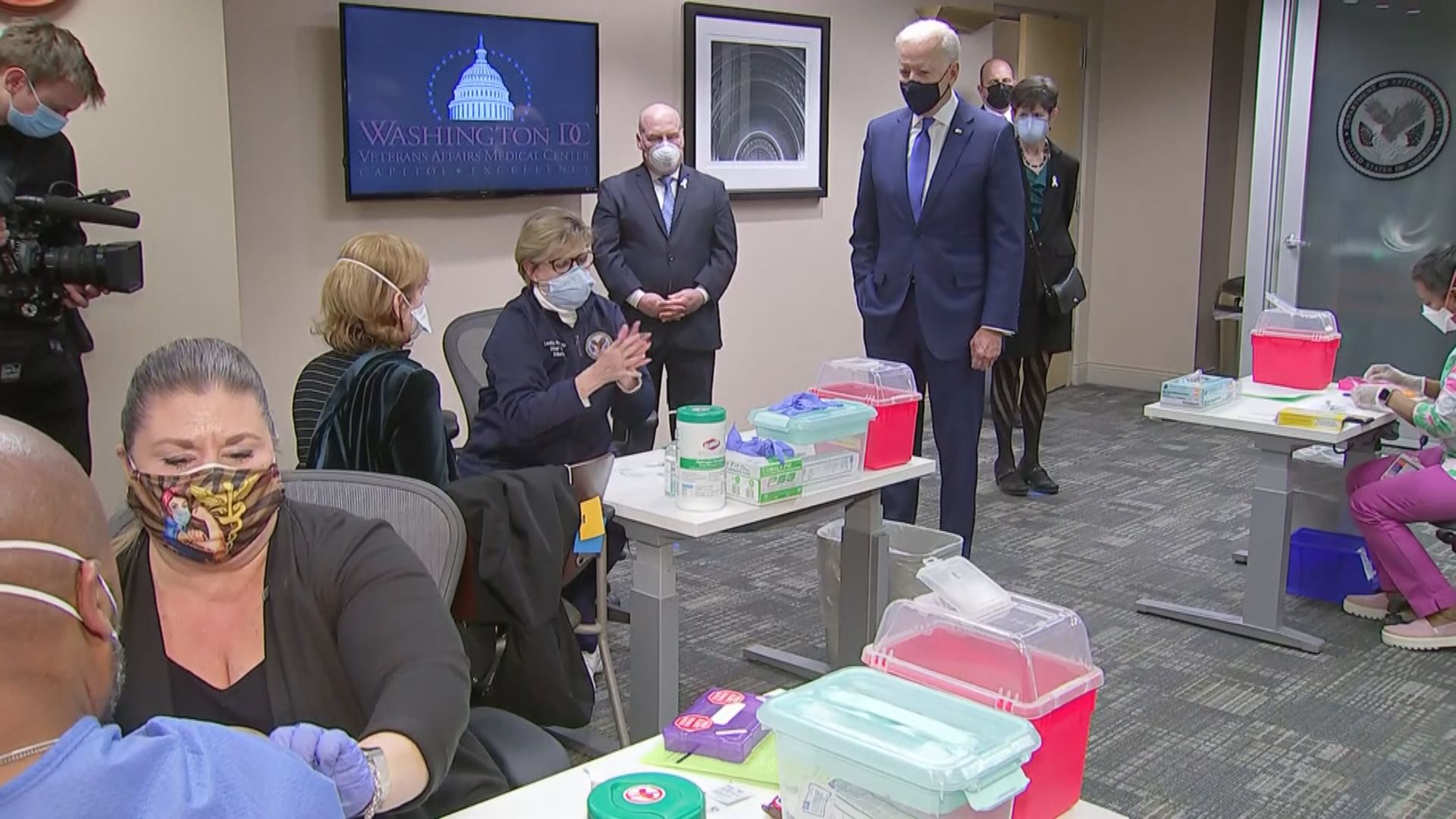 拜登：全國接種疫苗計劃進展良好