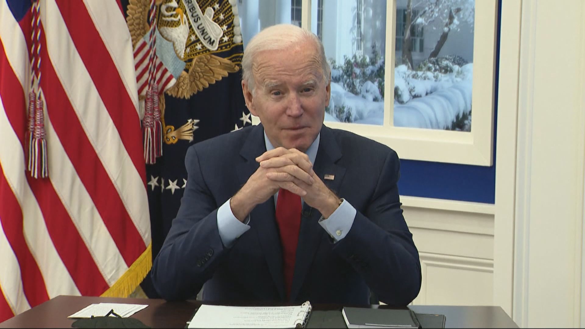 美國疫情仍嚴峻　拜登再呼籲民眾接種疫苗