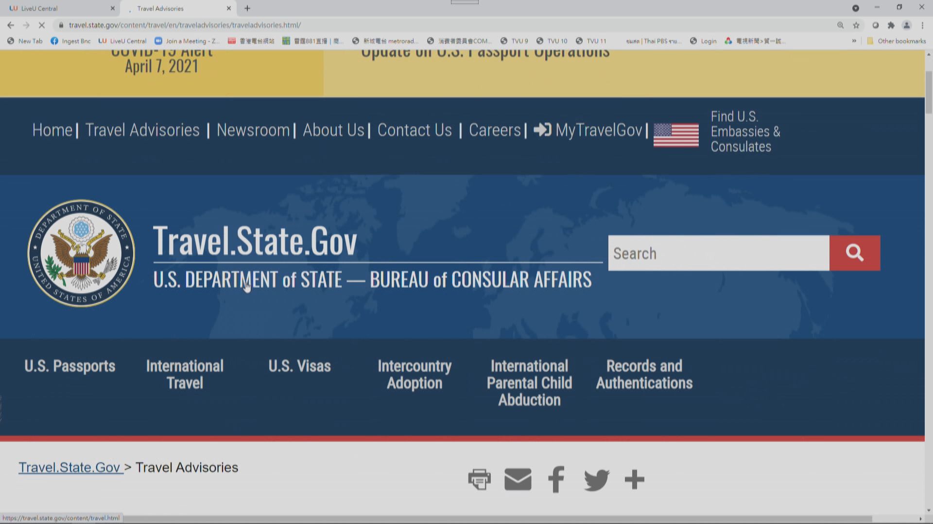 美國將日本旅遊建議上調至第四級
