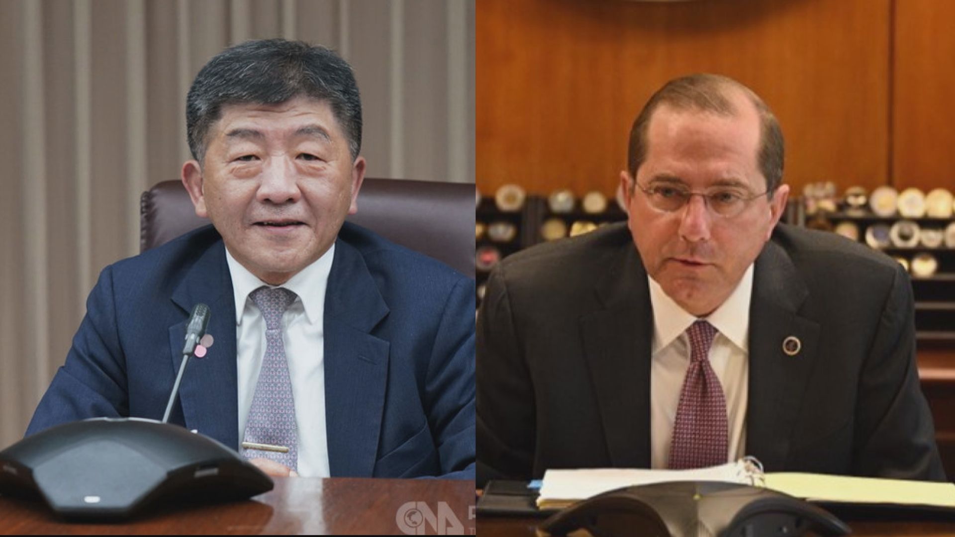 美台衞生部門部長通話　美國支持台灣擴大參與世衛事務