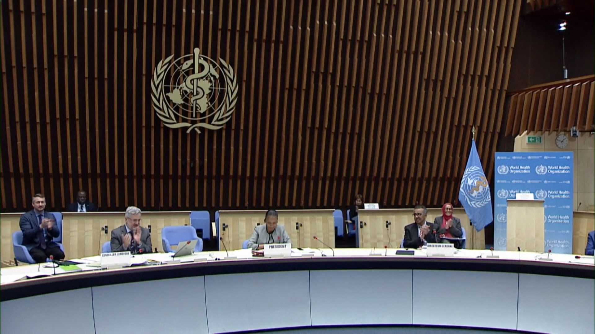 世衛大會通過追查病毒源頭等決議案