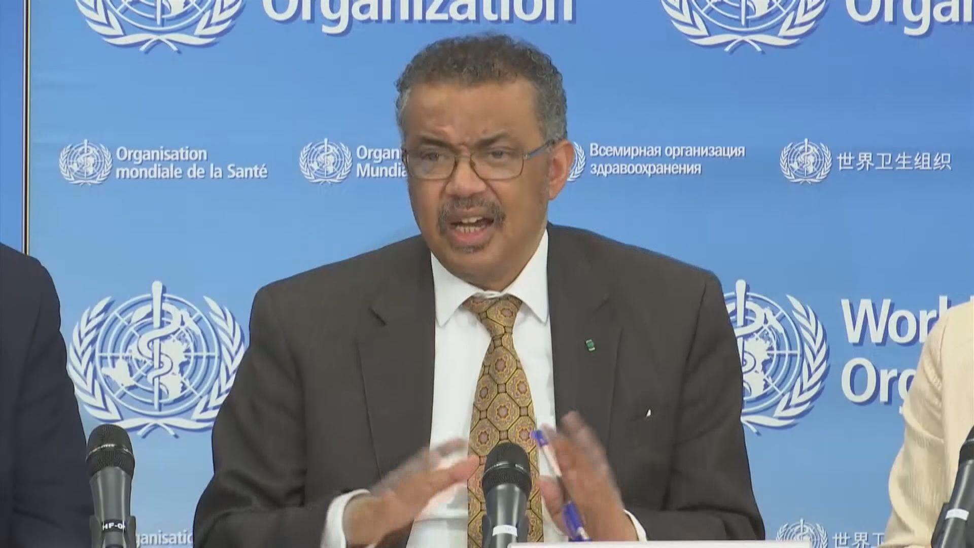 譚德塞指若中國隱瞞疫情　相信確診宗數更多