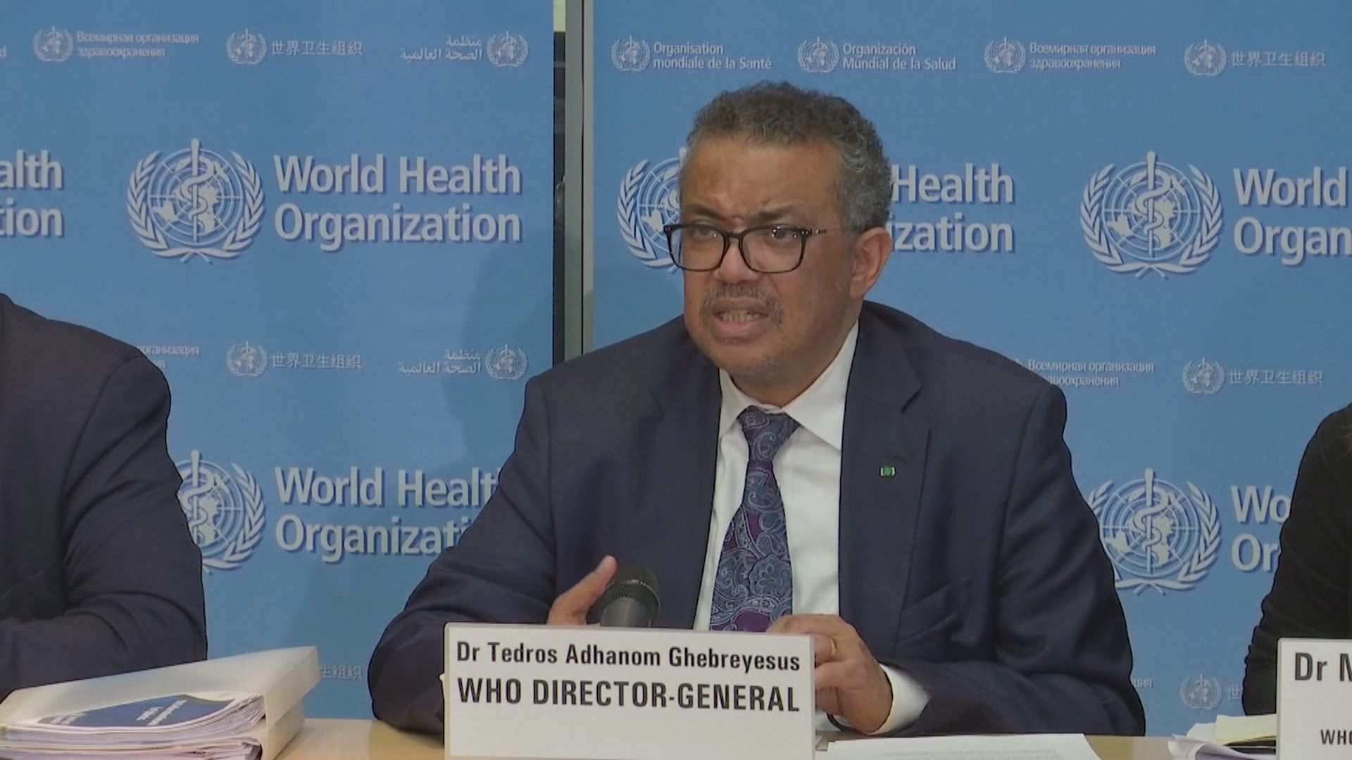 世衛促各界勿囤積口罩等保護裝備