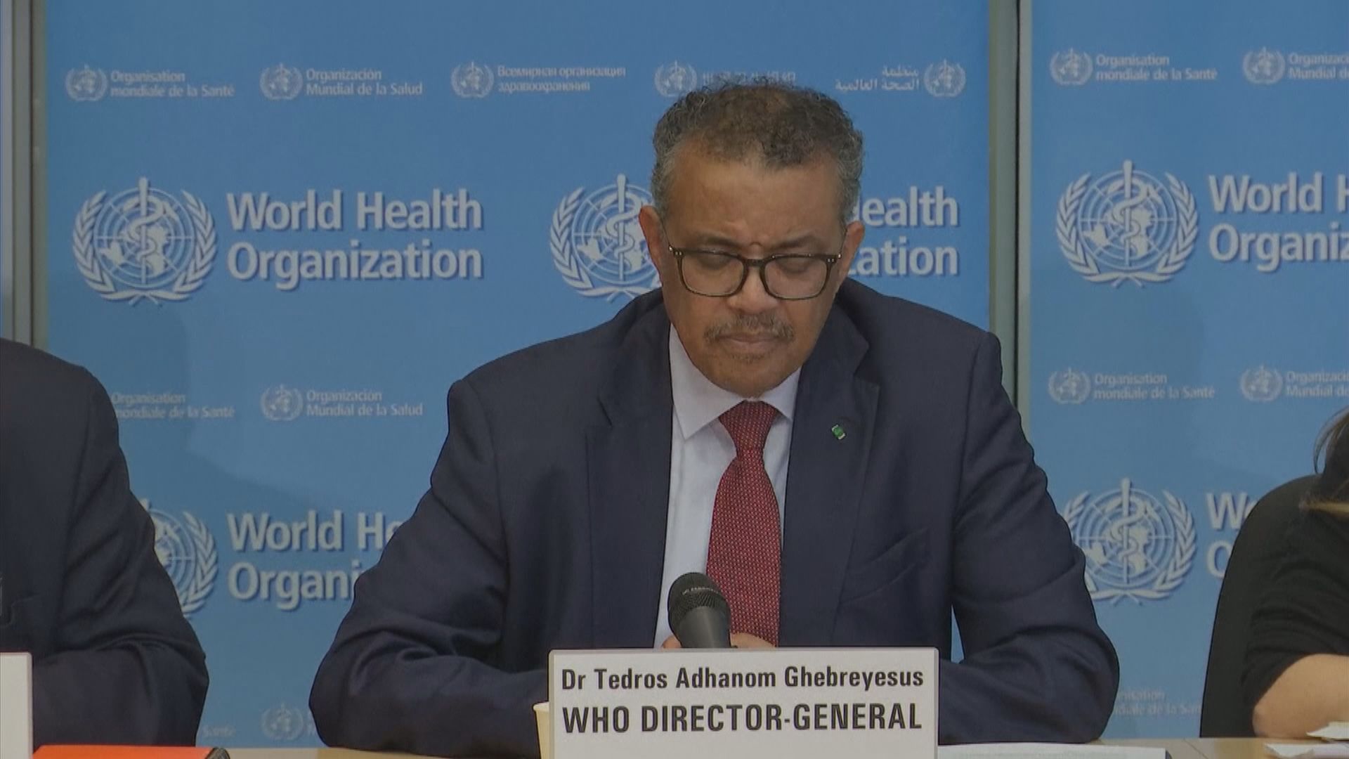 譚德塞：各國仍需以遏制病毒為首務