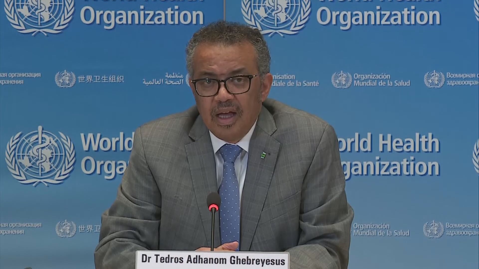 譚德塞：確診人數未來數天將破百萬