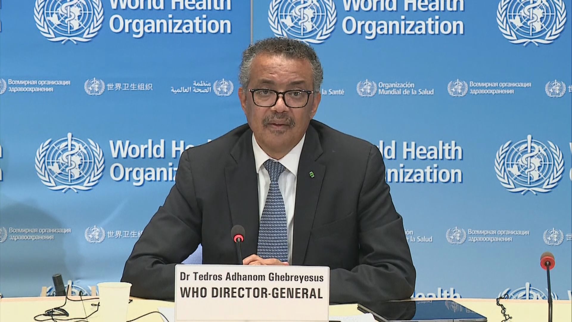 譚德塞重申沒有隱瞞病毒疫情