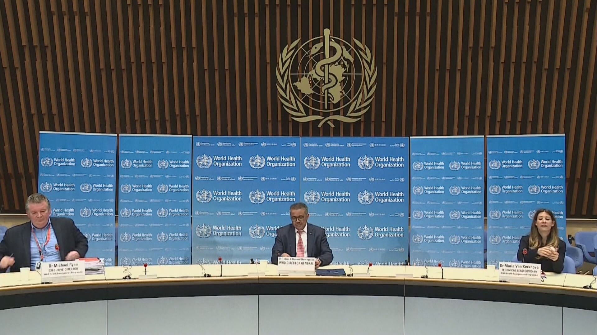 譚德塞稱已給予足夠時間各國應對疫情