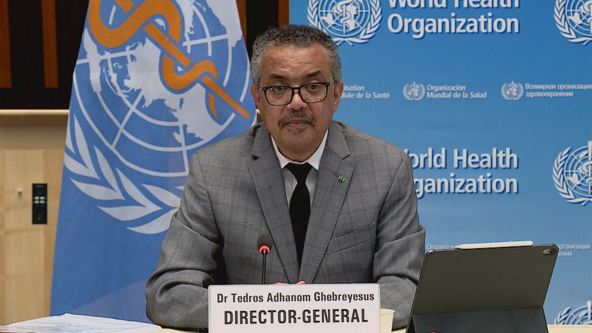 譚德塞警告疫情正處於非常危險階段