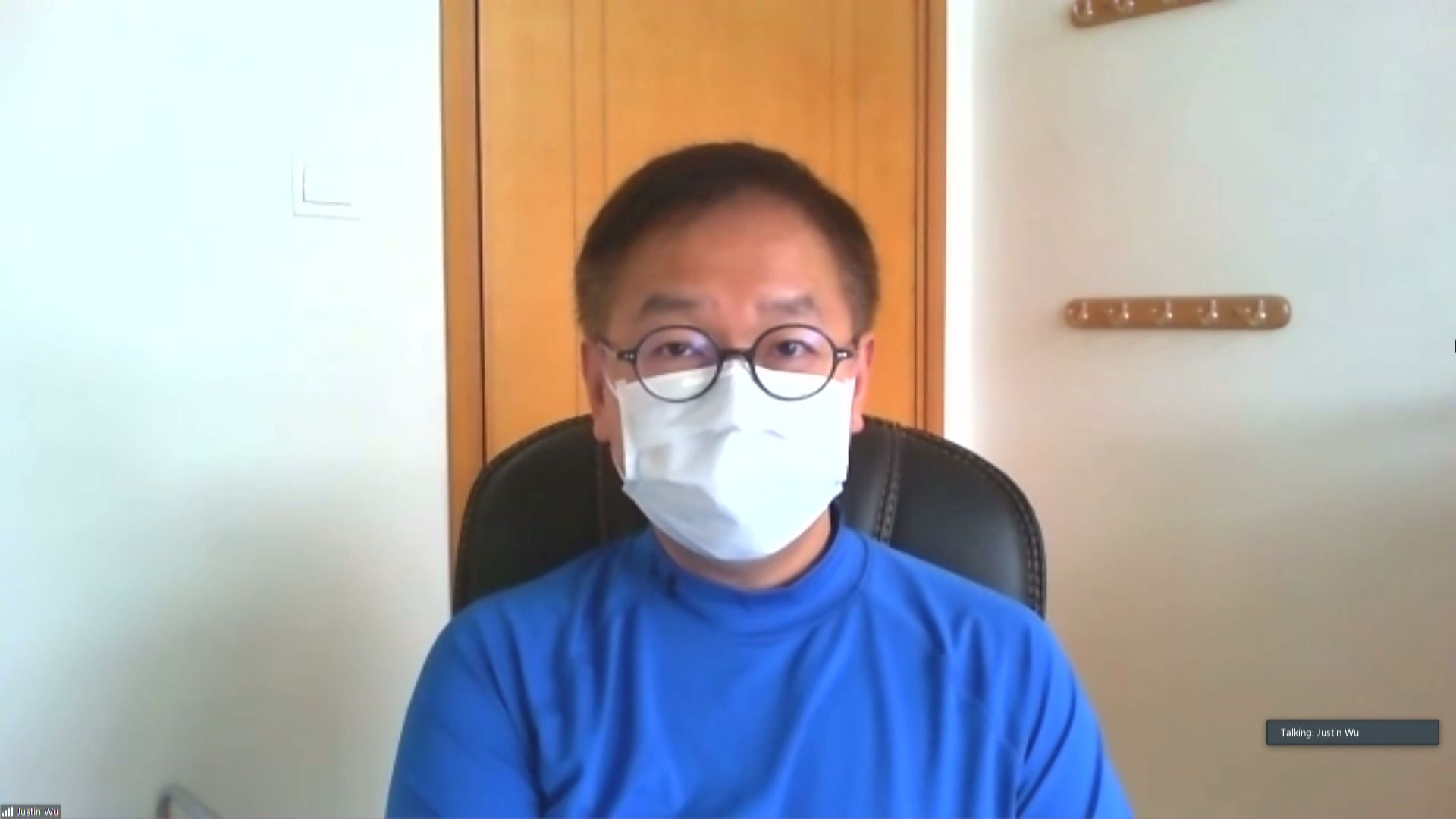 胡志遠以沙士經驗做好家居檢疫防感染措施