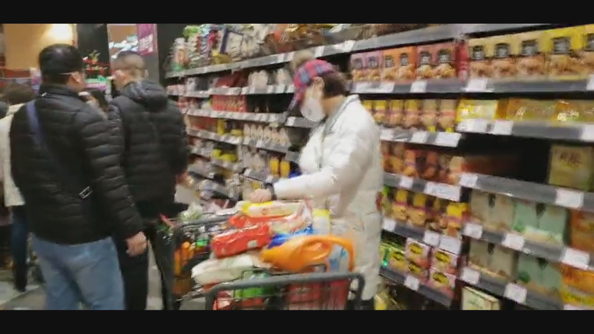 武漢居民：早幾天有食物搶購潮　口罩貨源暫充足