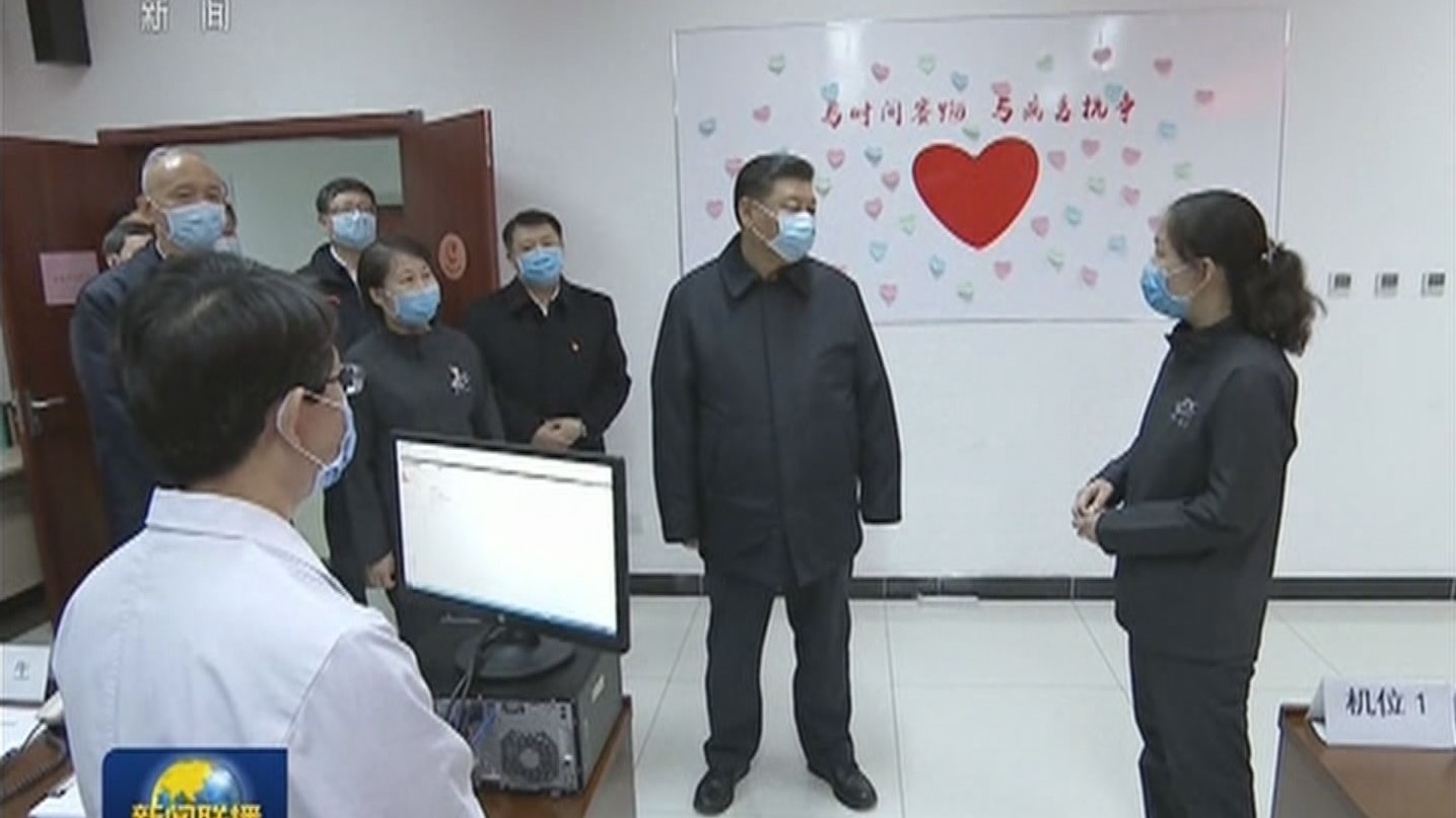 習近平強調高度重視醫務人員保護