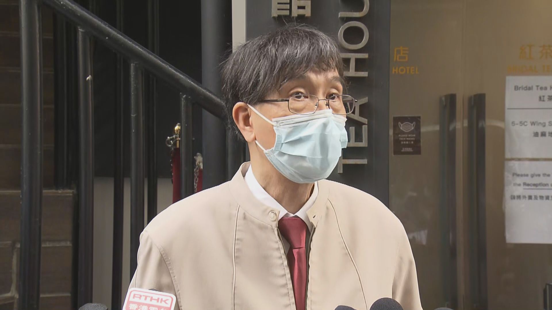 袁國勇：不確定染疫清潔工是否仍在潛伏期　目前需留醫