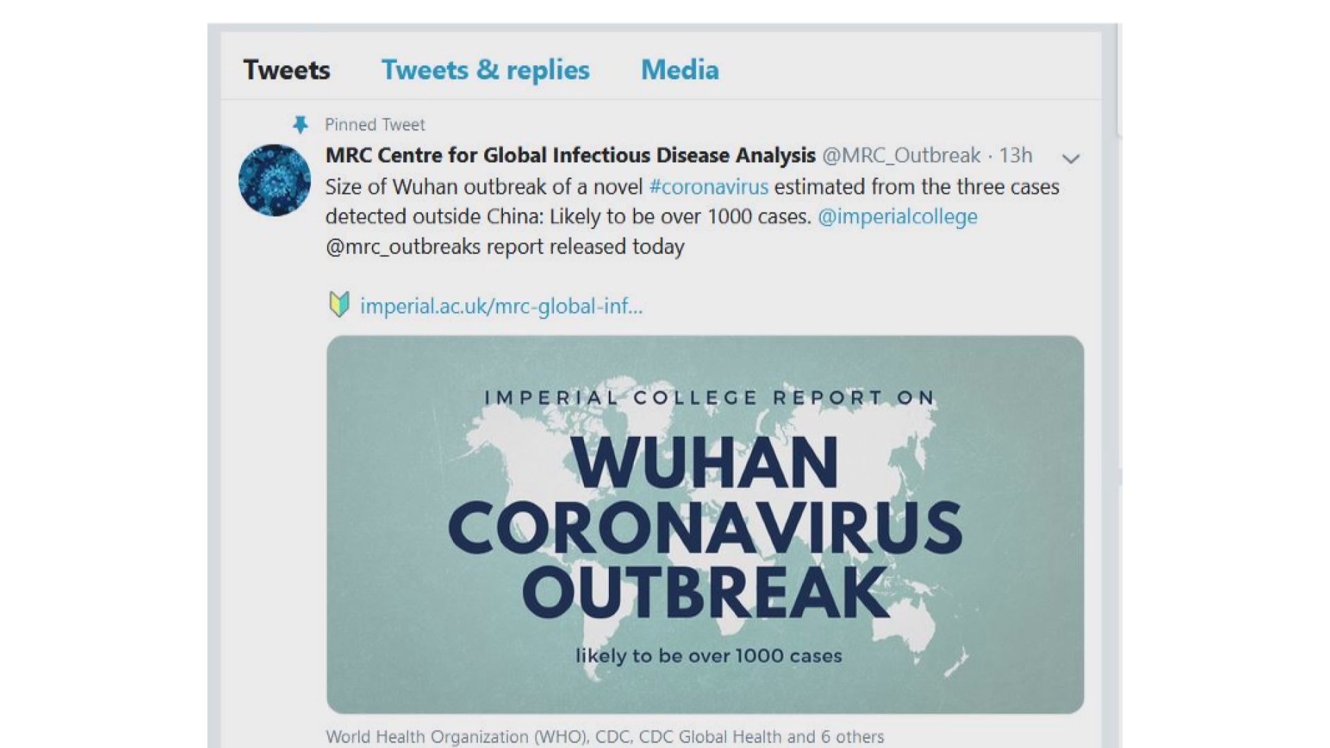 英國專家：新型冠狀病毒人傳人情況或較想像嚴重