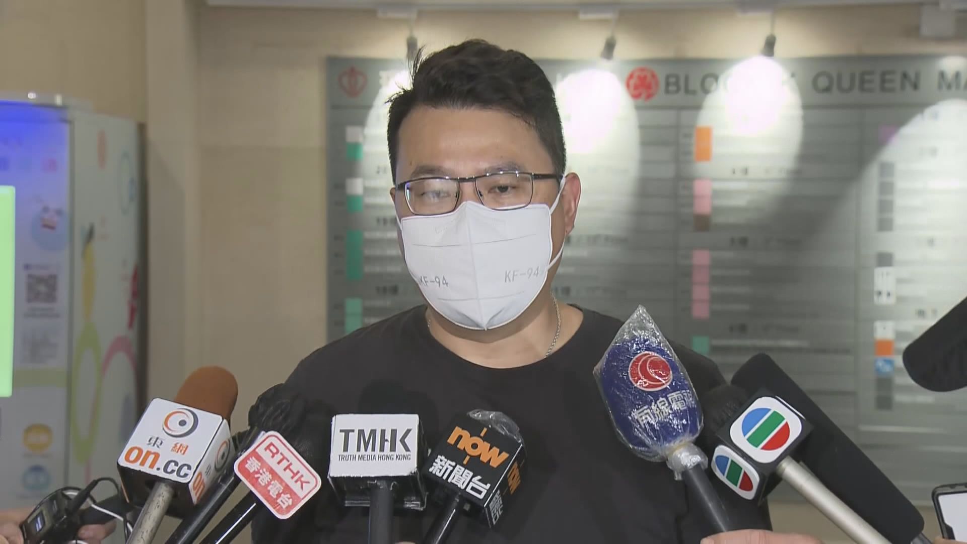 尹兆堅：被警員制服導致身體多處受傷