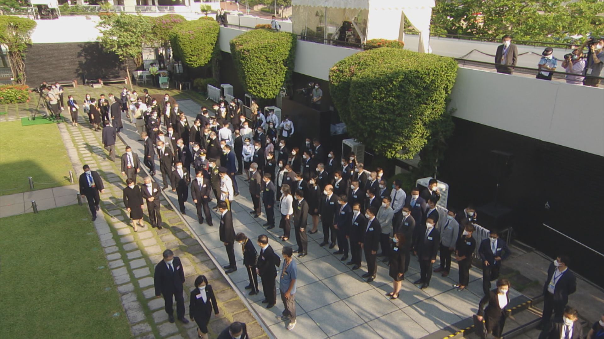 抗日戰爭勝利紀念日　大會堂舉行紀念儀式