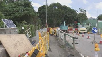 粉嶺坪輋路臨時喉管完成接駁啟用