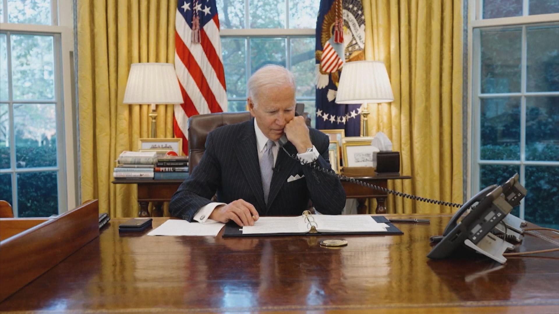 美國總統拜登致電美國隊打氣