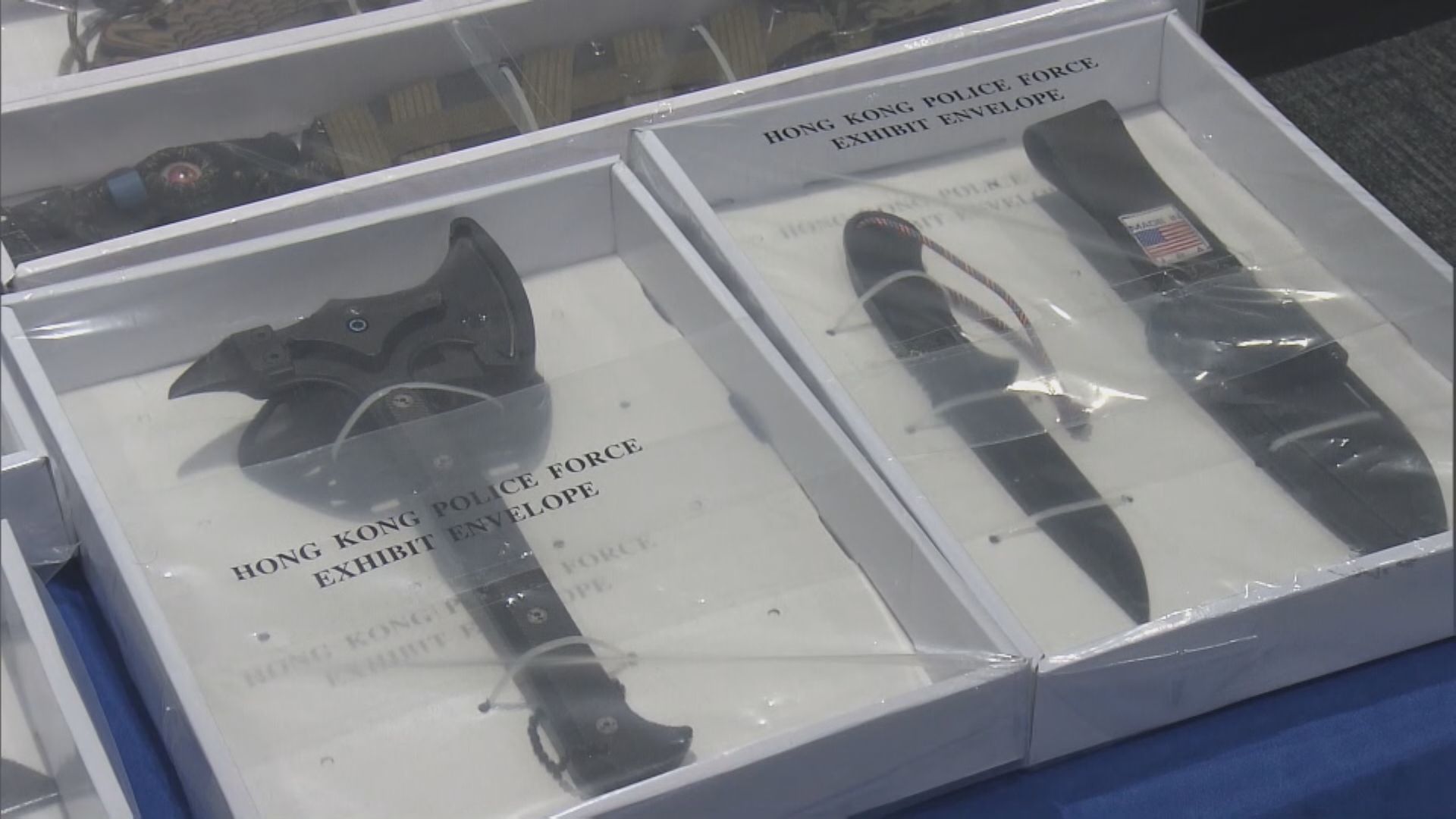 警方搜獲一批槍械拘一男 調查是否與七一活動有關