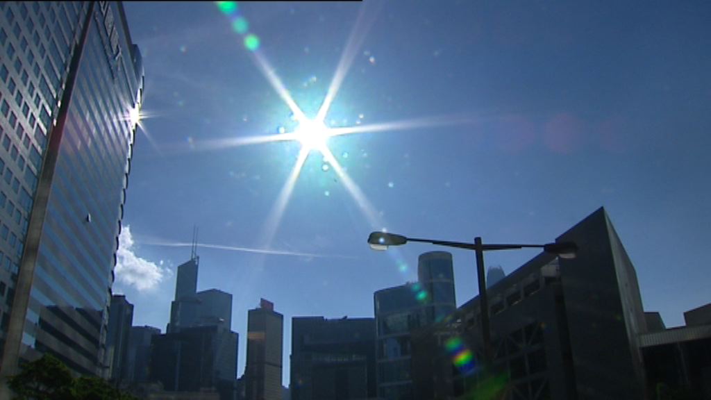 天文台一度錄34.5度今年最高溫