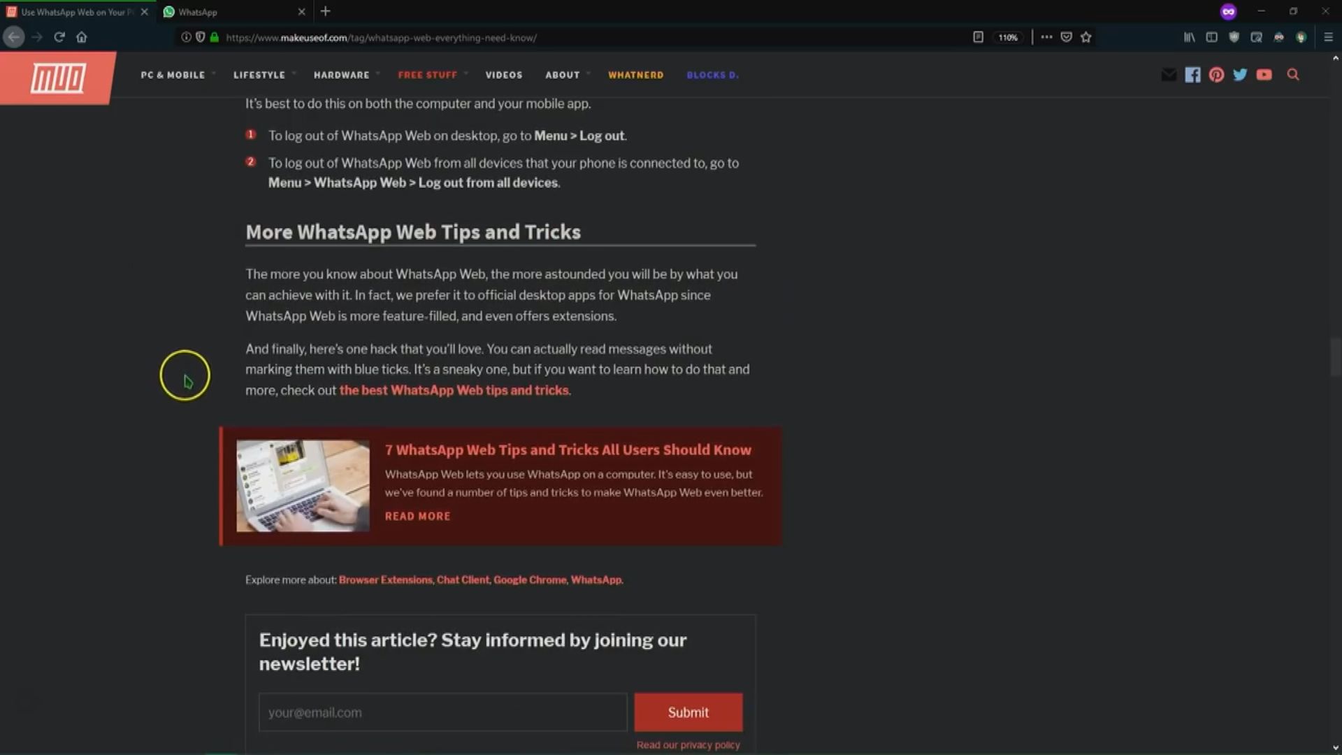 WhatsApp網頁版有電話號碼洩漏風險