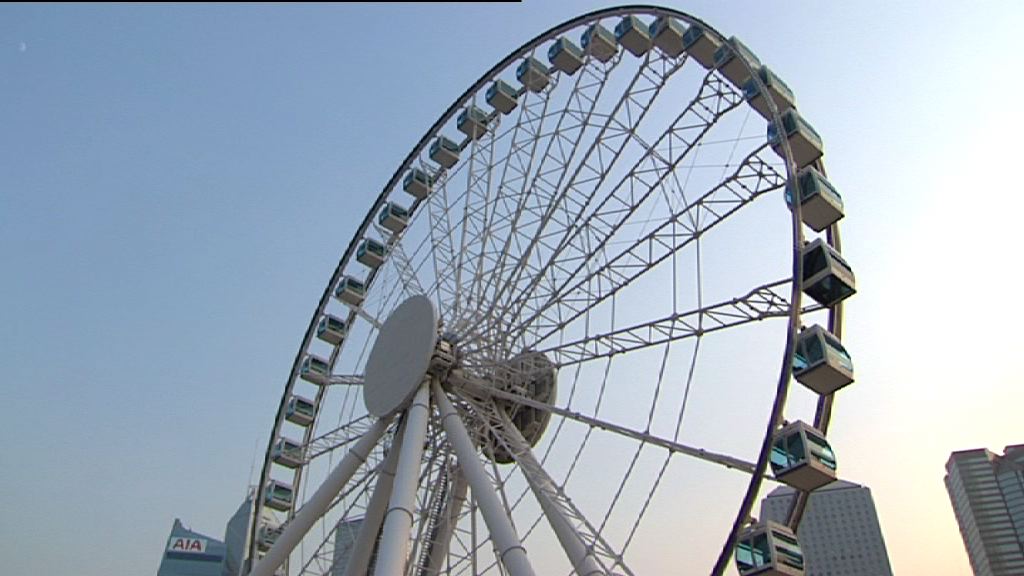 中環海濱摩天輪暫停營業　網站暫停運作
