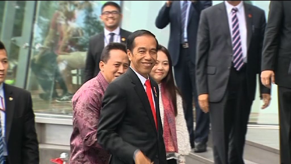 印尼總統佐科維多多到山頂參觀