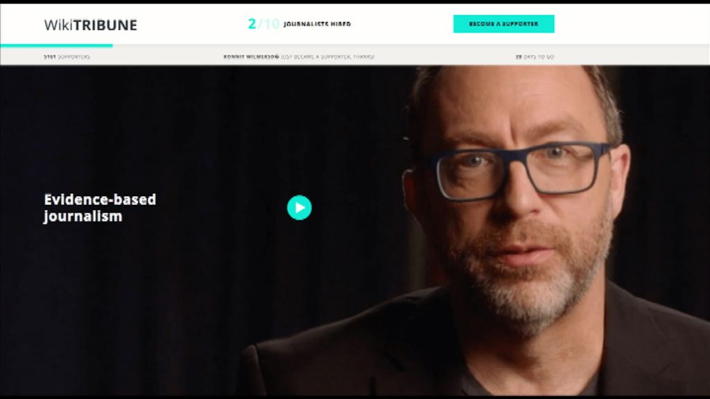 維基百科創辦人成立新聞網站