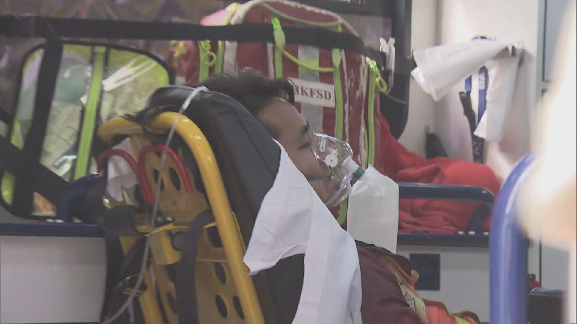 赤鱲角沙井工業意外五人送院