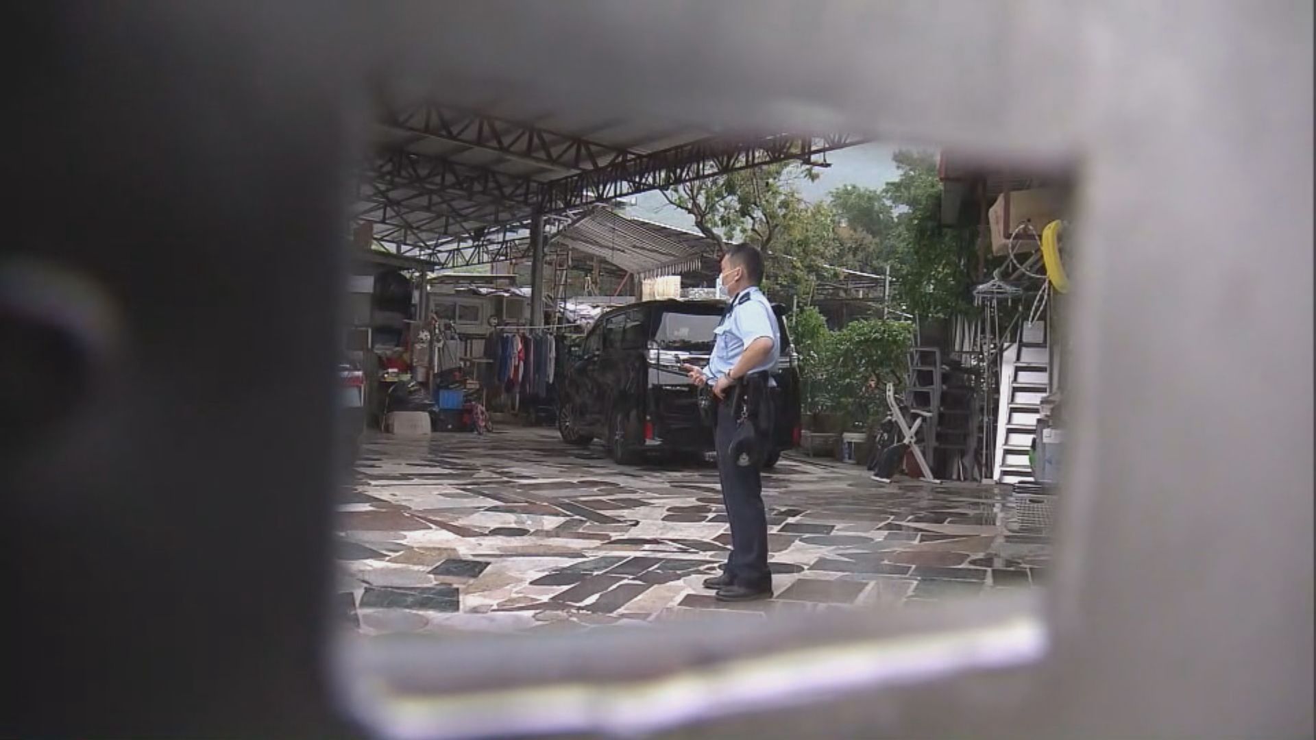 元朗一名男子被剷車夾死