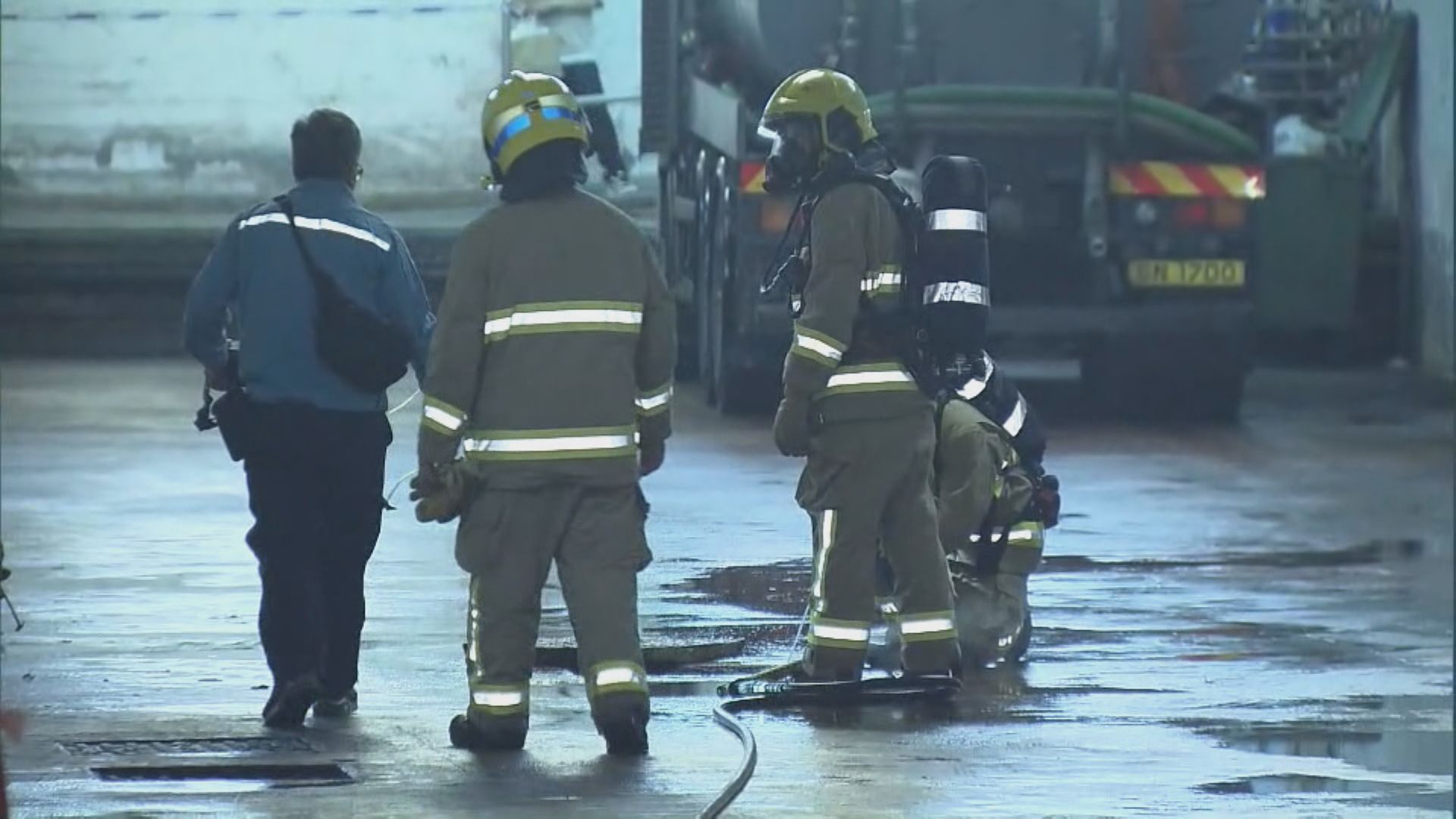藍田廣田商場渠務工程爆炸 三人燒傷