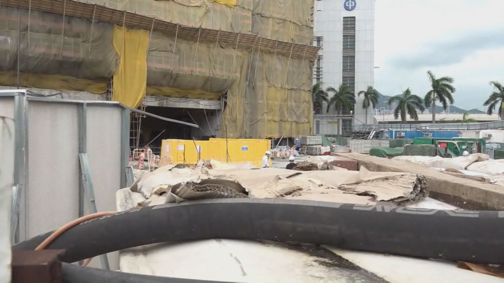 油麻地工人地盤高處墮下亡 承建商精進建築被暫時停工