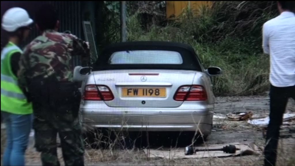 流浮山工人被私家車壓傷