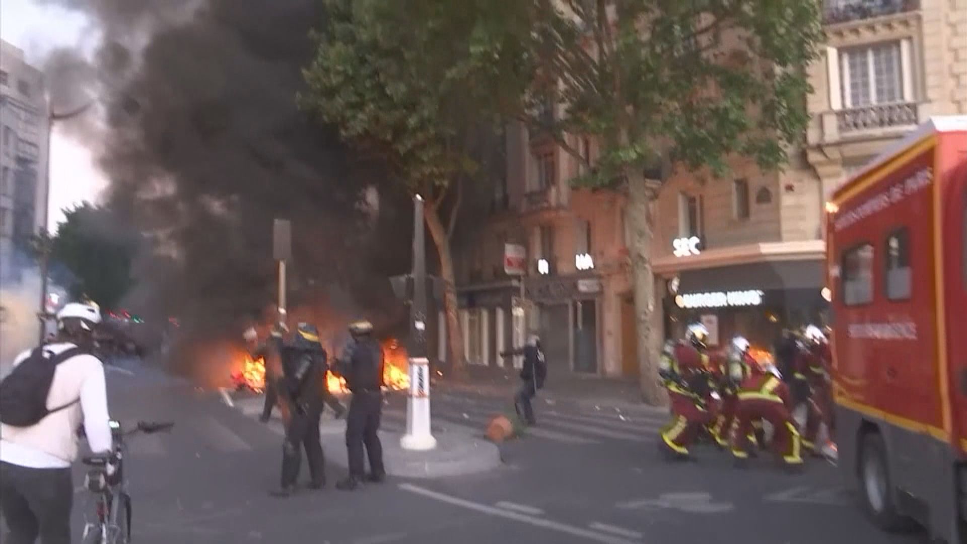 歐洲多個城市示威聲援美國示威者