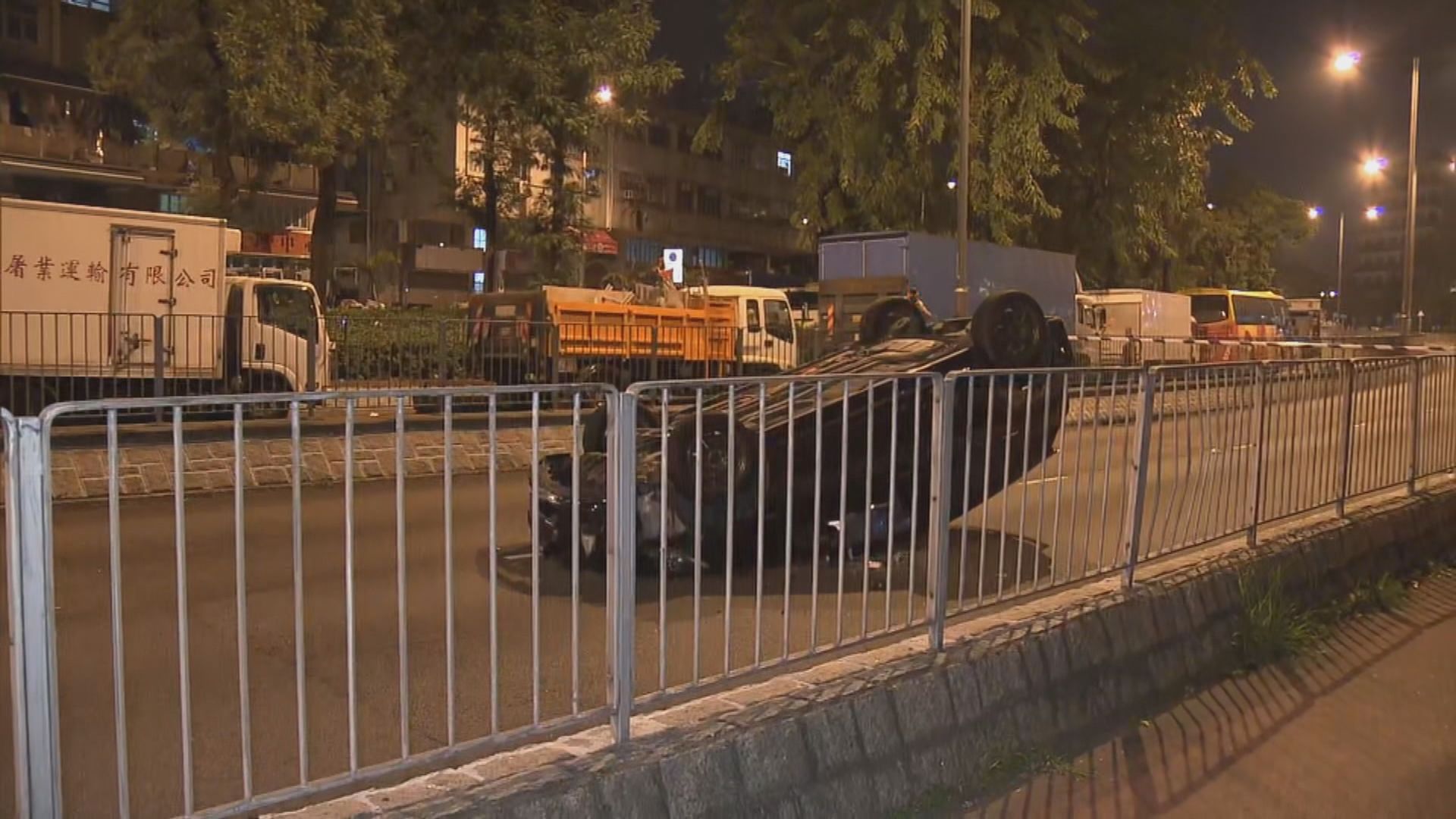 上水發生截車傷人案司機腳部中刀