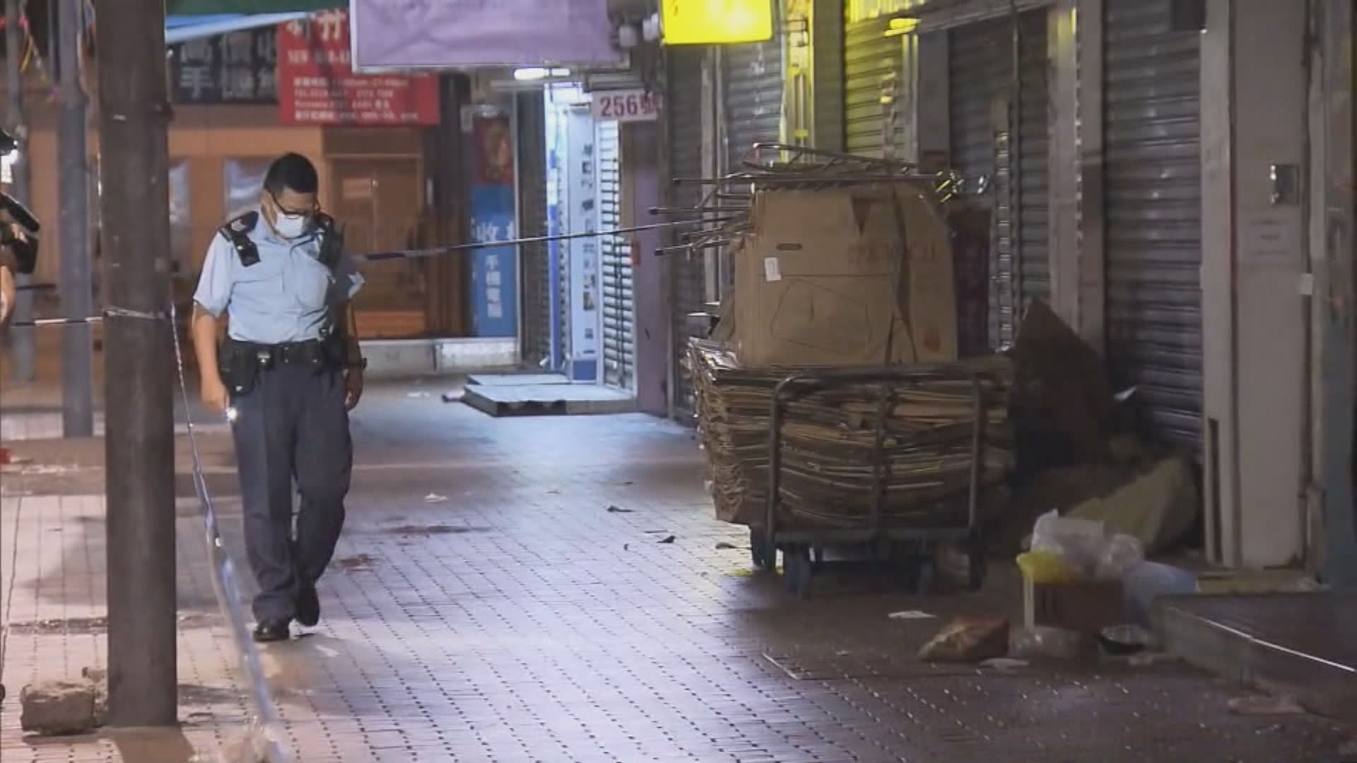 深水埗傷人案巴裔漢被斬多刀送院