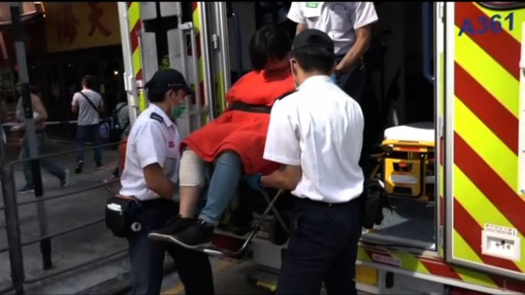 旺角內地女子疑遭丈夫斬傷