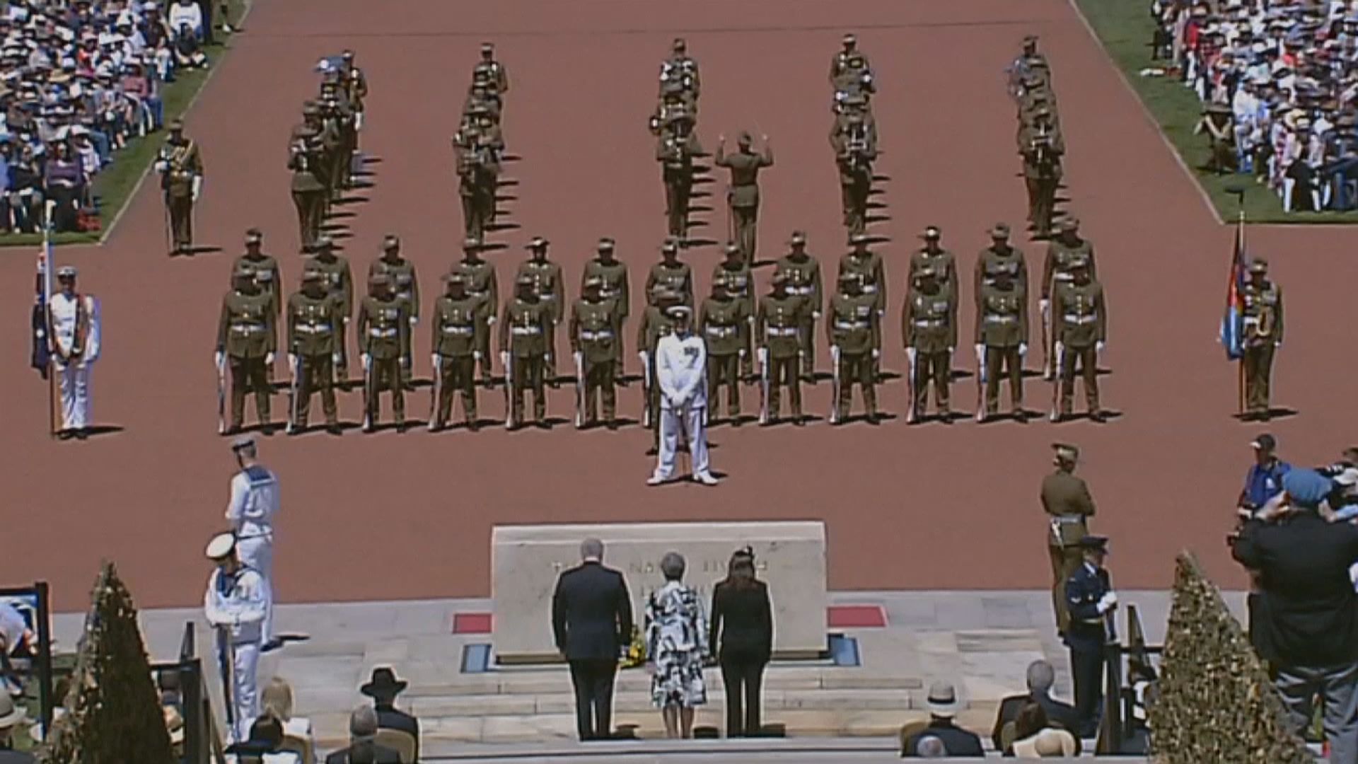 澳洲及新西蘭紀念一戰結束一百周年