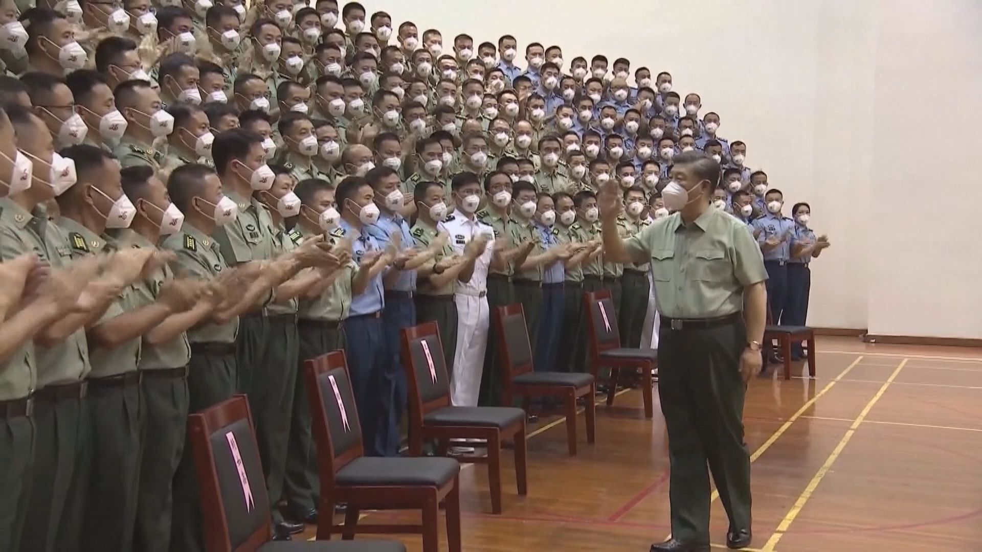 習近平結束訪港行程　離港前視察駐港解放軍中環軍營