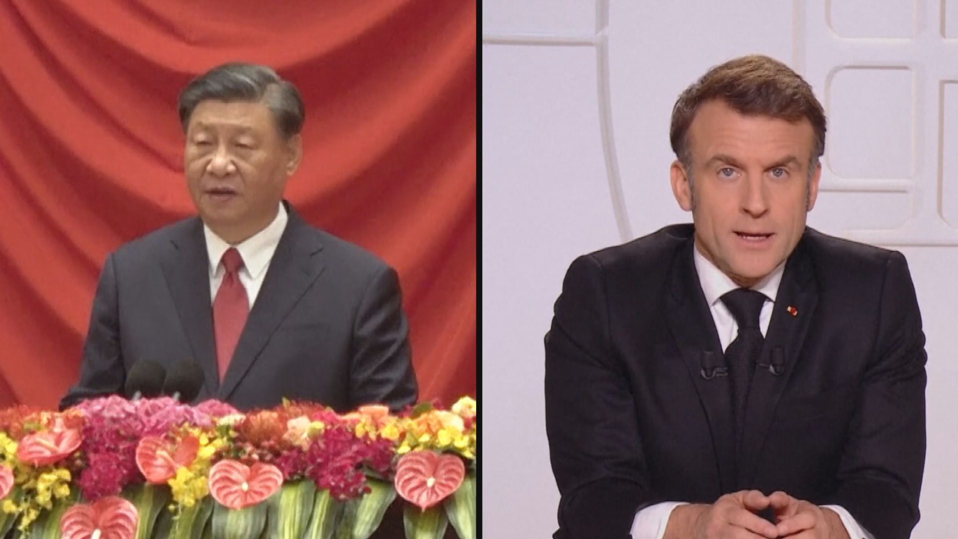 習近平與馬克龍通電話