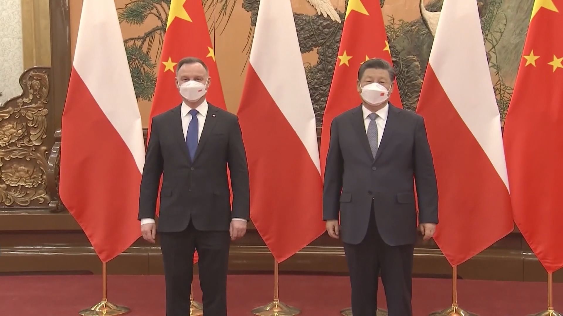 習近平與波蘭總統杜達舉行會談
