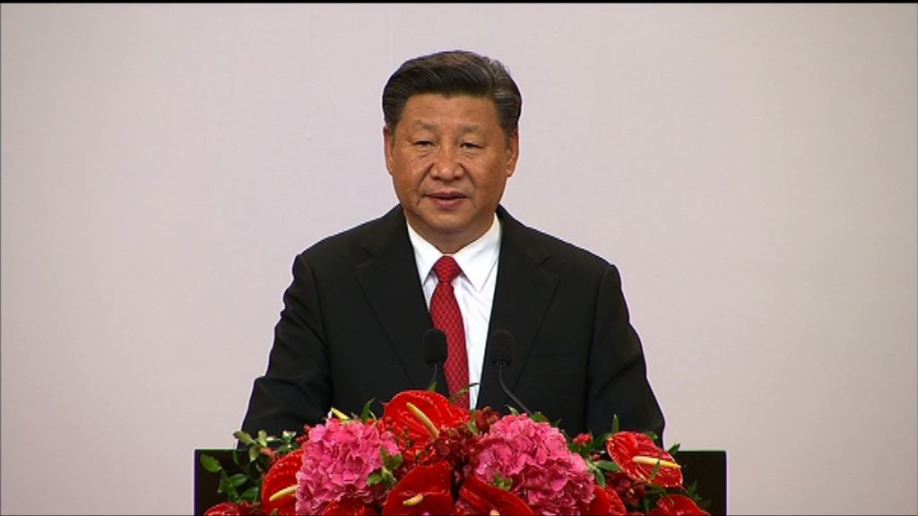 習近平出席晚宴　致辭指港人要相信香港和國家