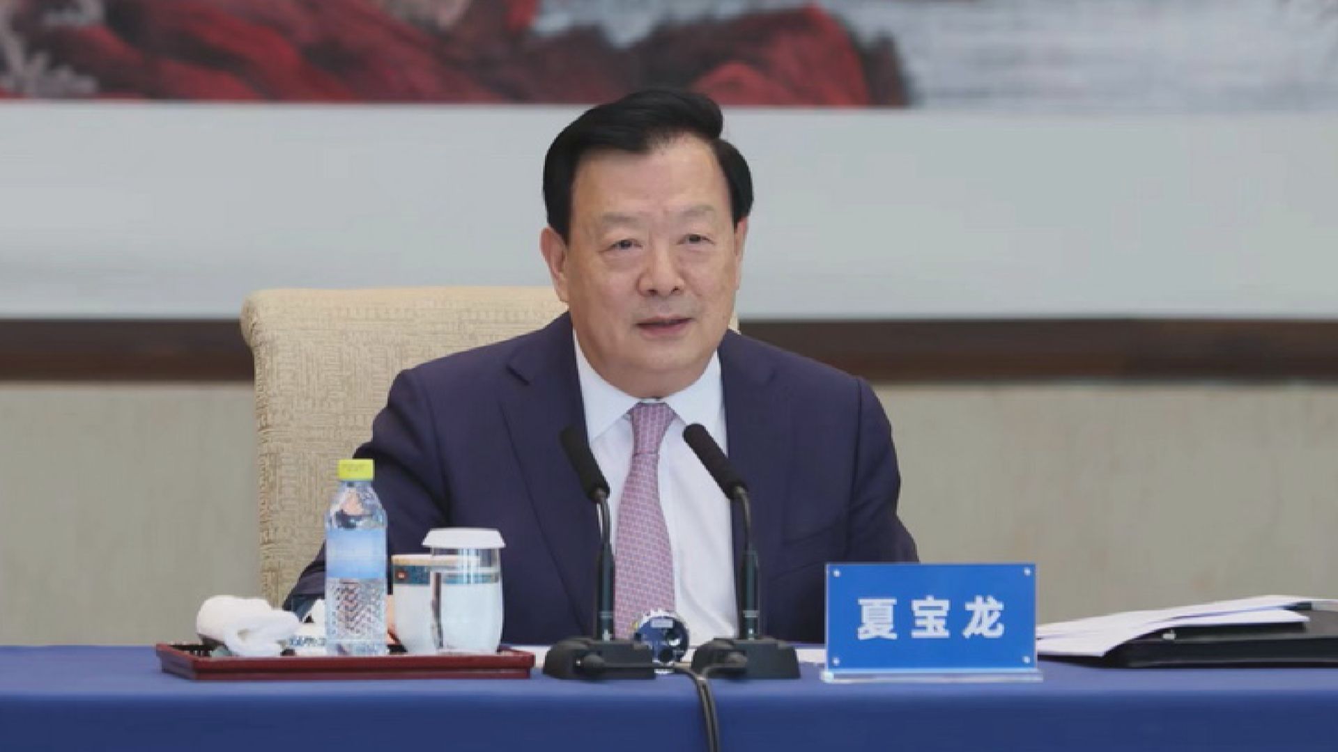 夏寶龍接見香港高等院校代表團