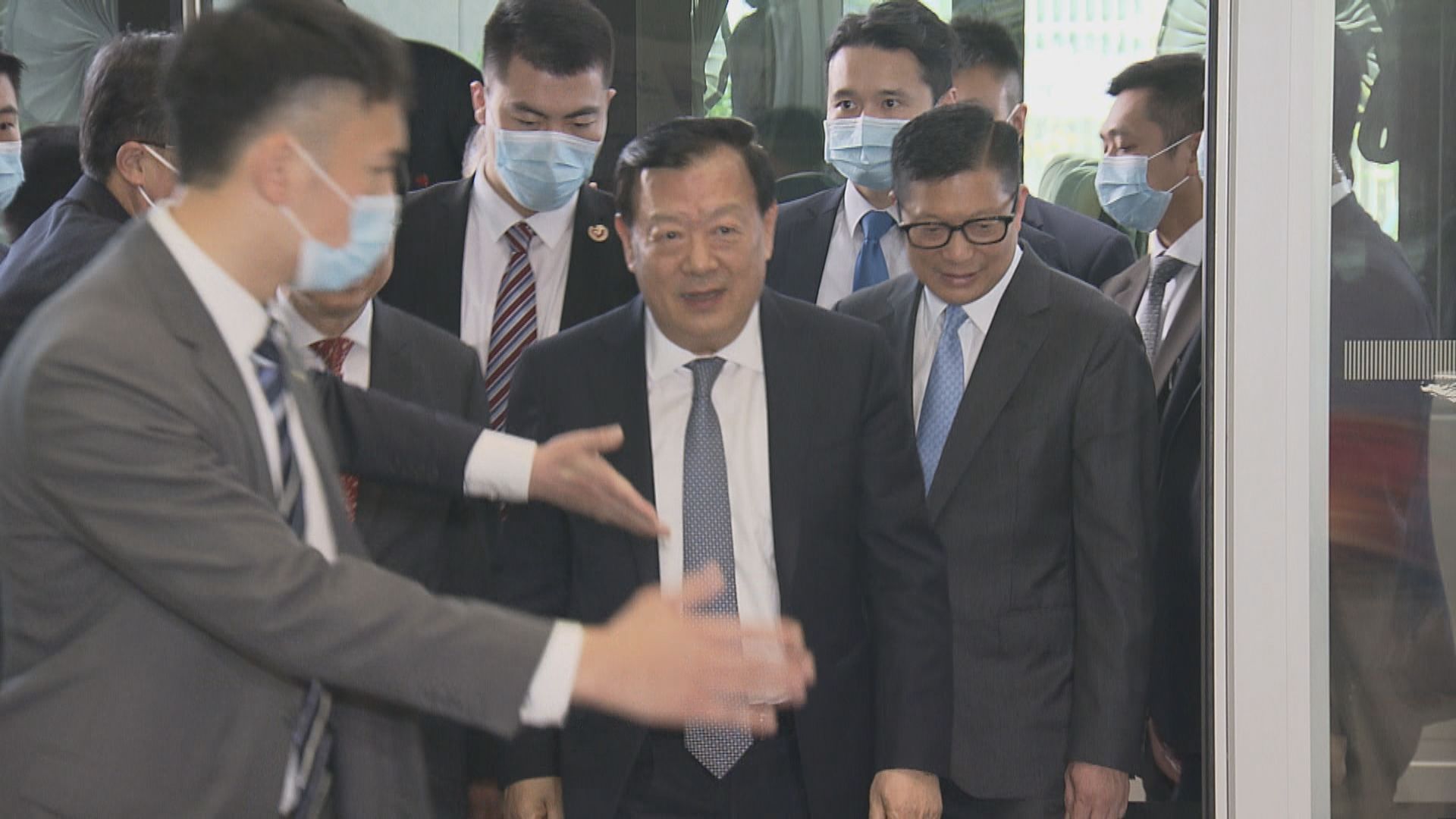 夏寶龍晤法律界代表和紀律部隊　鄧炳強：夏寶龍肯定紀律部隊工作