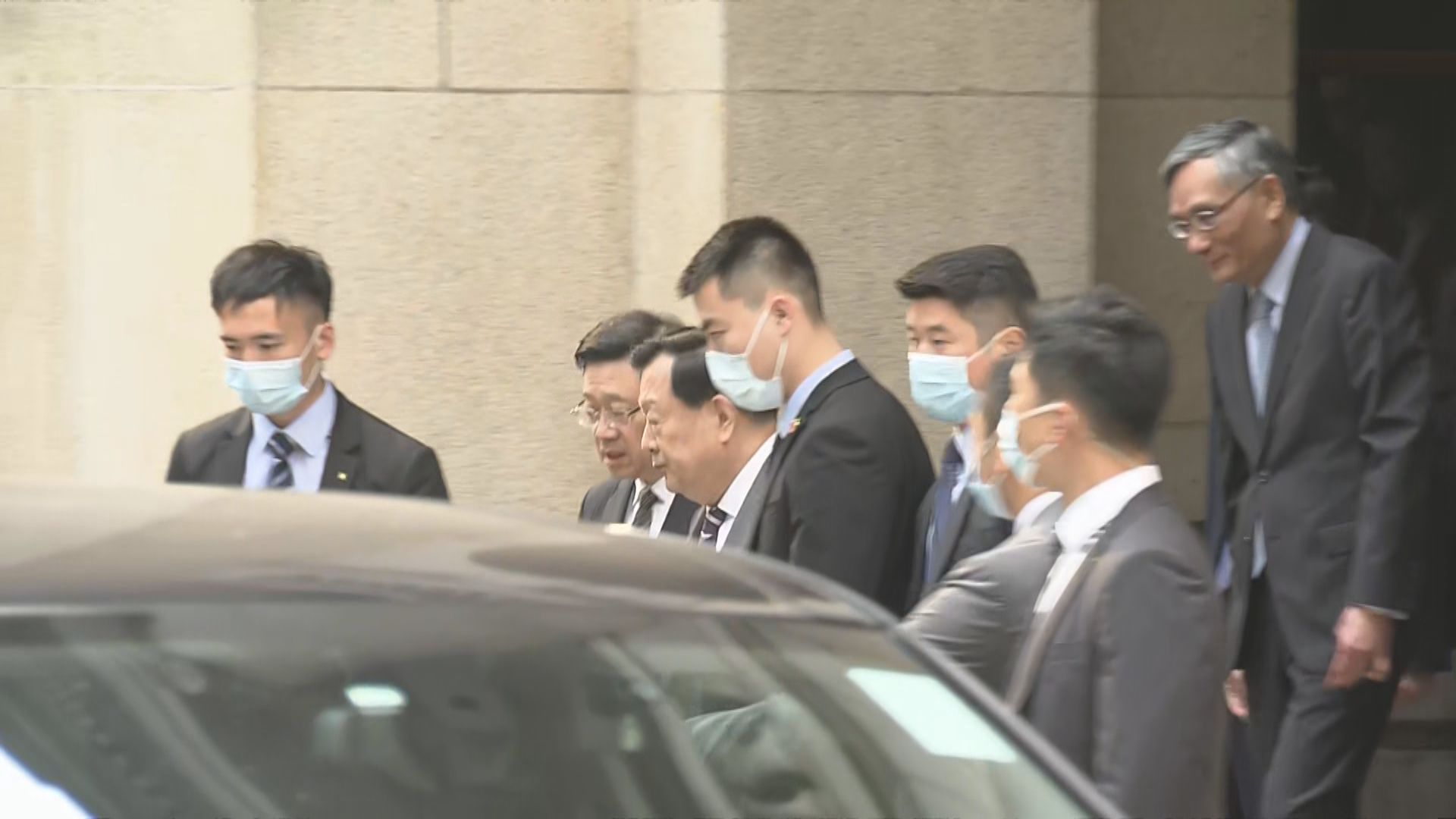 夏寶龍與終審法院首席法官張舉能等會面