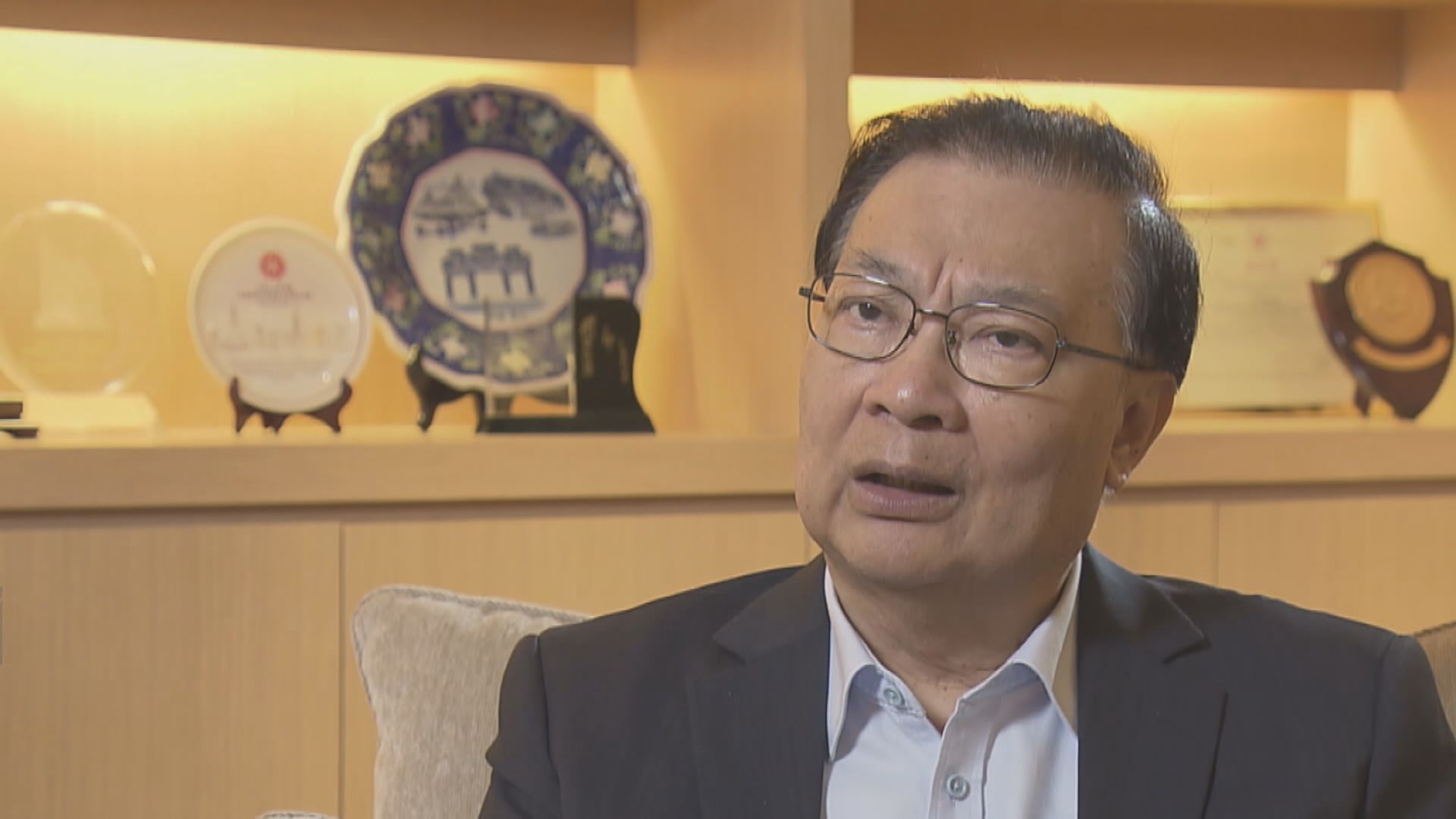 夏寶龍離港前未總結行程　譚耀宗認為是尊重李家超